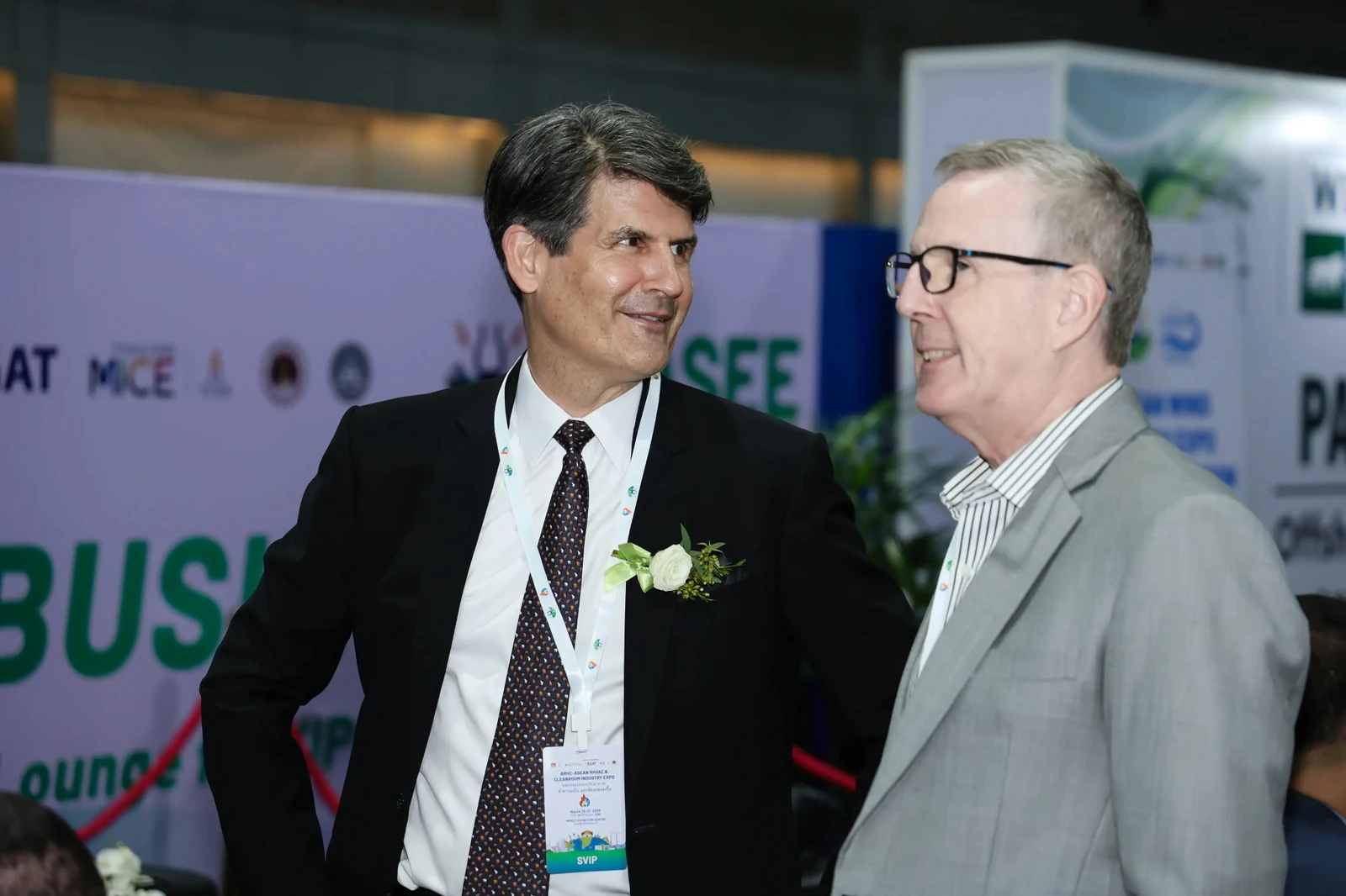 Senior delegates in conversation at ASEE 2026